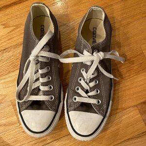 Converse Gray and White Sneakers